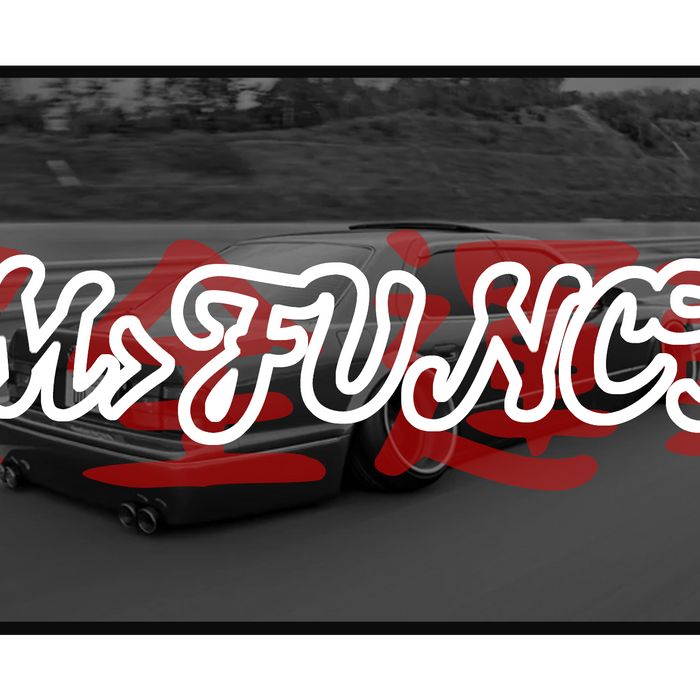 "FORM>FUNCTION" SLOGAN SLAP STICKER