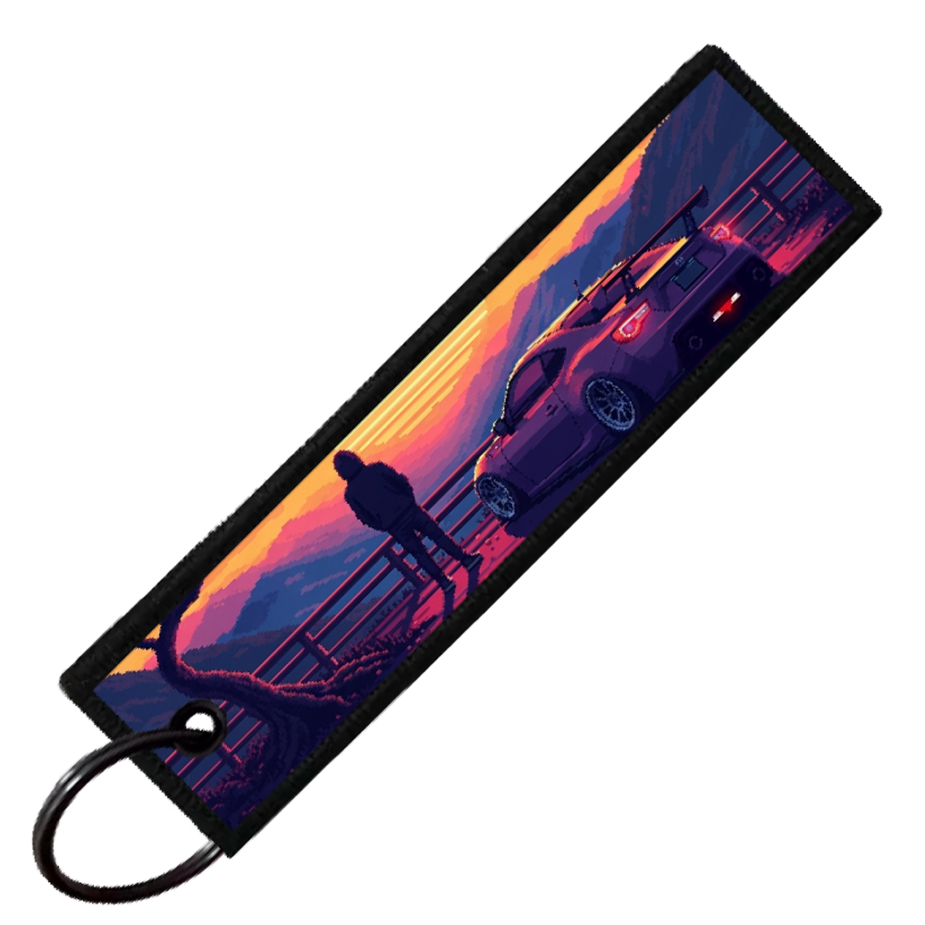"86/BRZ/FRS SLAMMED SUNSET" CUSTOM KEY TAG