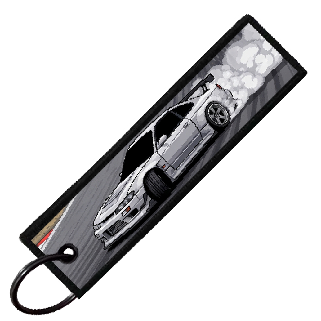 "FUJI SPEEDWAY 8-BIT DRIFTERS" CUSTOM KEY TAG