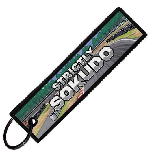 "FUJI SPEEDWAY 8-BIT DRIFTERS" CUSTOM KEY TAG
