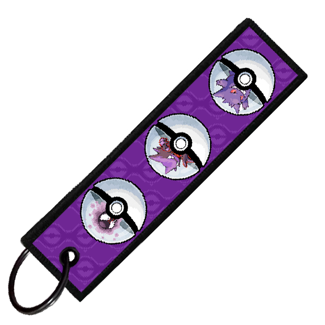 "GASTLY POKEBALL EVO" CUSTOM KEY TAG