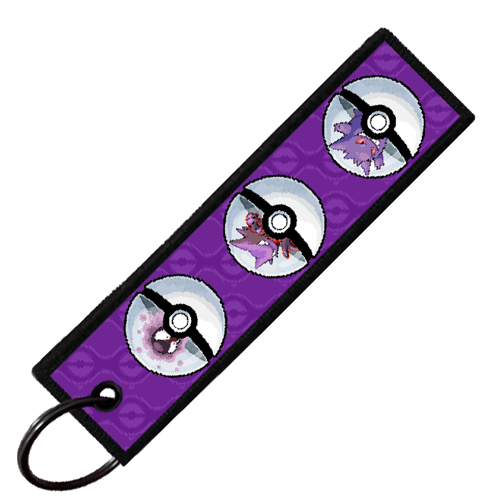 "GASTLY POKEBALL EVO" CUSTOM KEY TAG