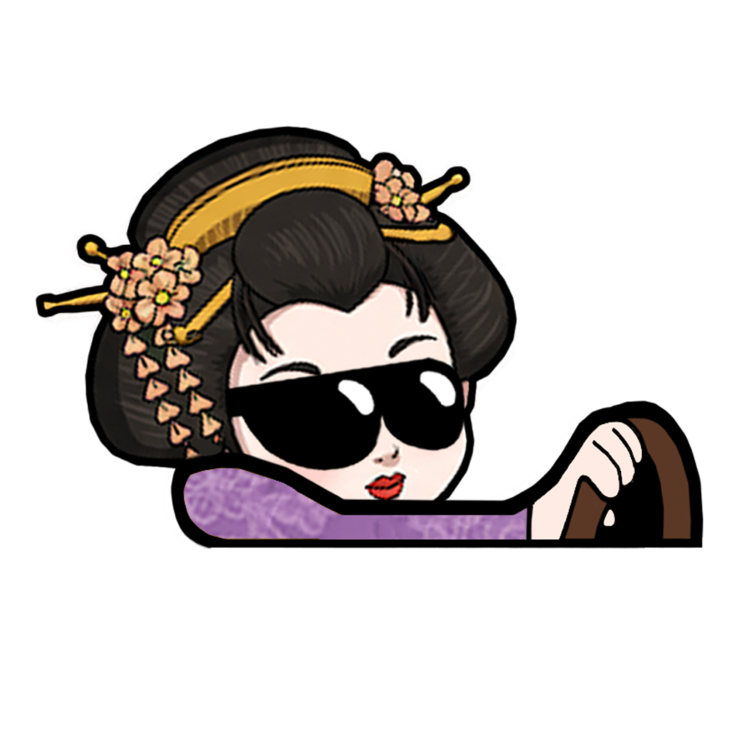 "GEISHA" JAPAN CULTURE MOBBIN PEEKERS