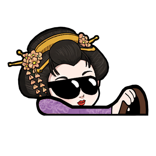 "GEISHA" JAPAN CULTURE MOBBIN PEEKERS