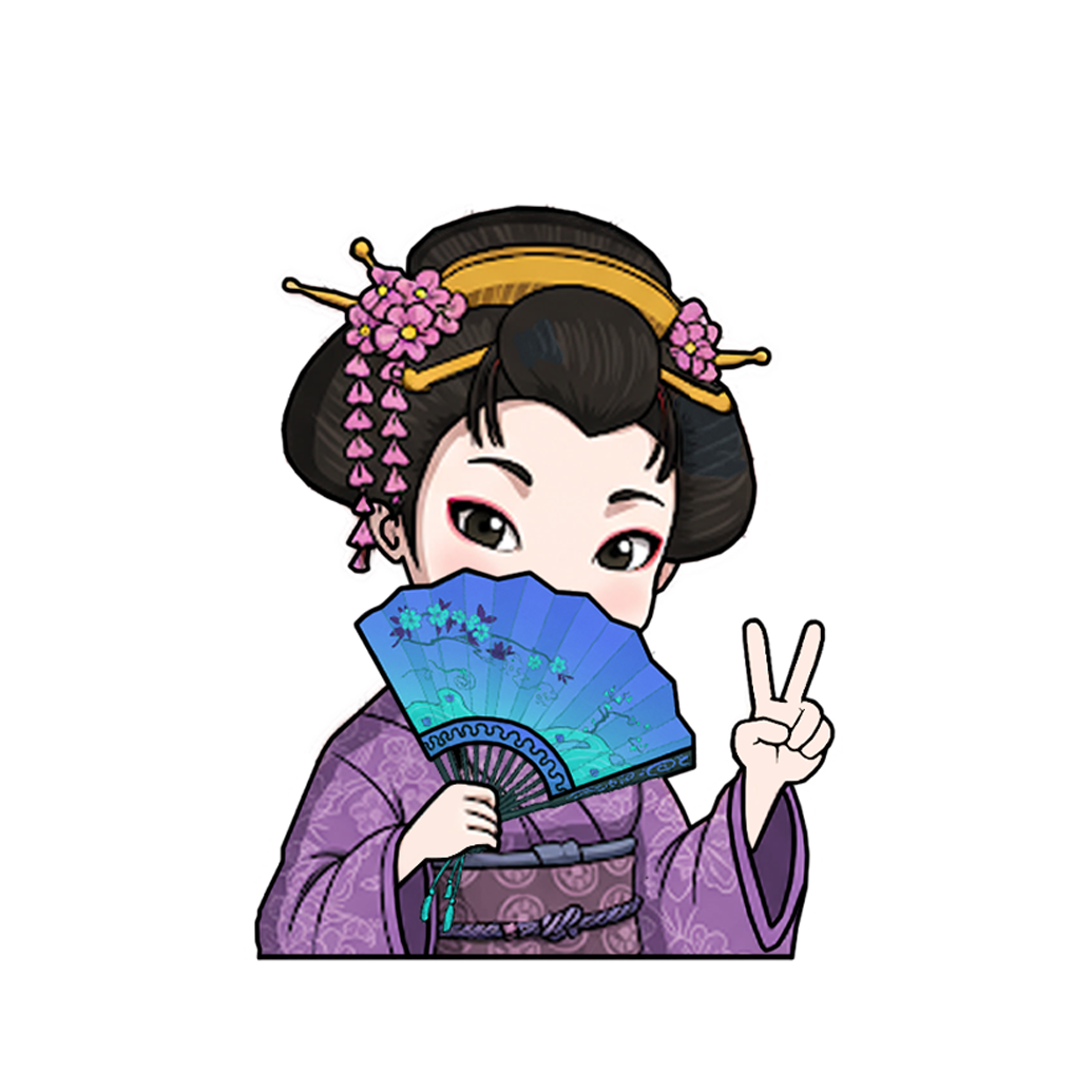 "GEISHA" JAPANESE CULTURE WINDOW PEEKERS