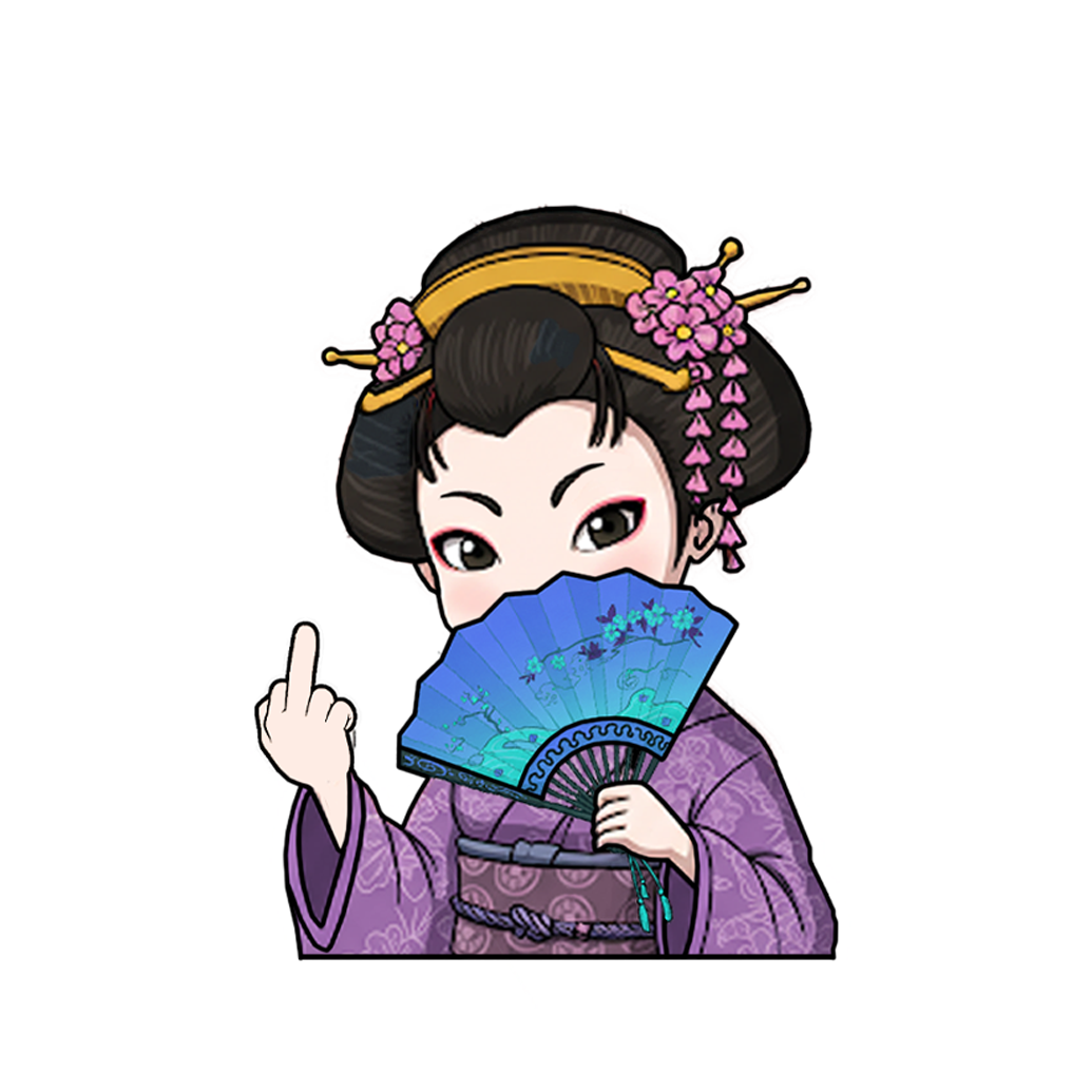 "GEISHA" JAPANESE CULTURE WINDOW PEEKERS