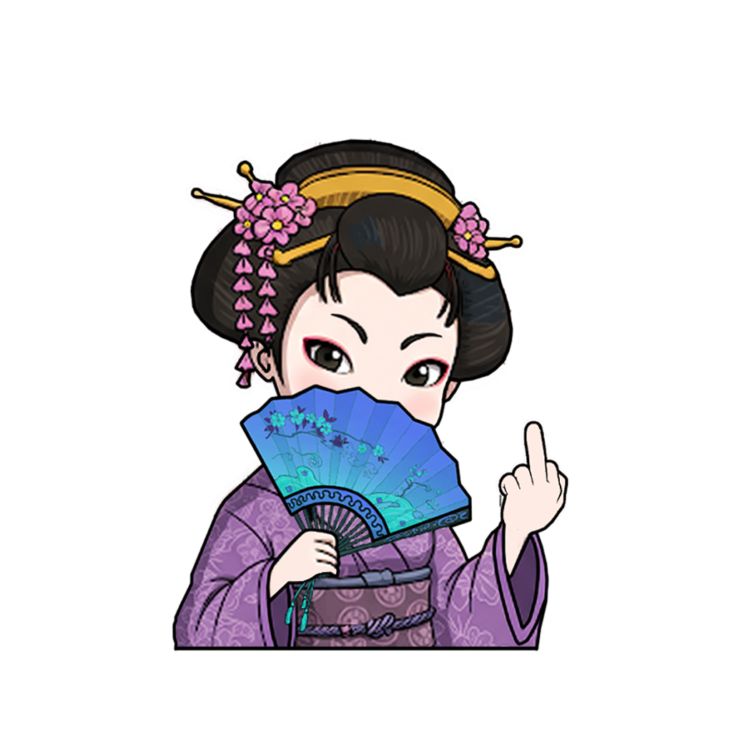 "GEISHA" JAPANESE CULTURE WINDOW PEEKERS