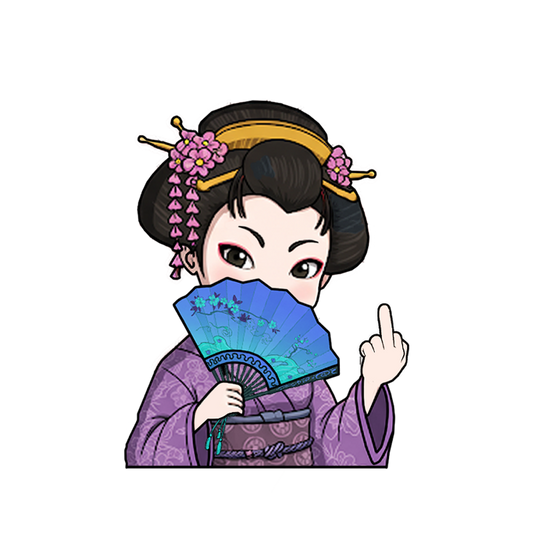 "GEISHA" JAPANESE CULTURE WINDOW PEEKERS