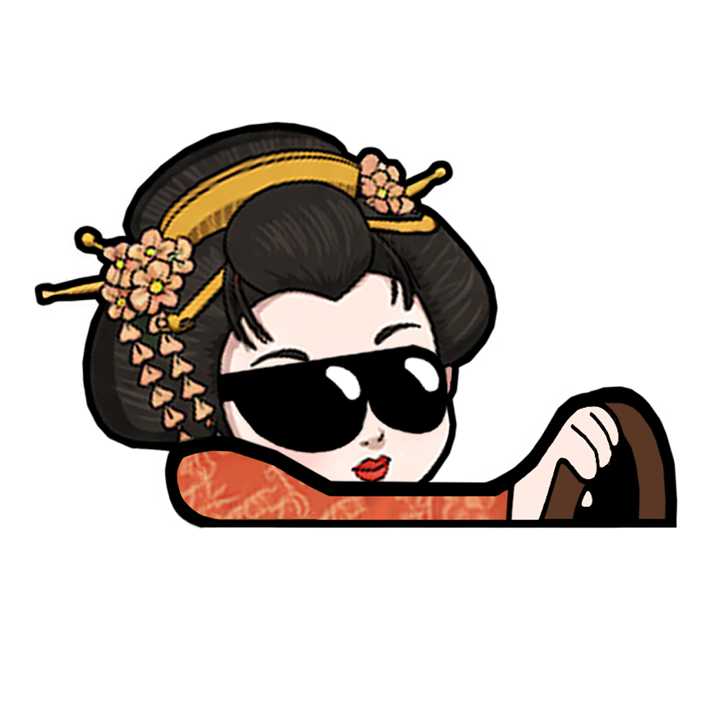 "GEISHA" JAPAN CULTURE MOBBIN PEEKERS