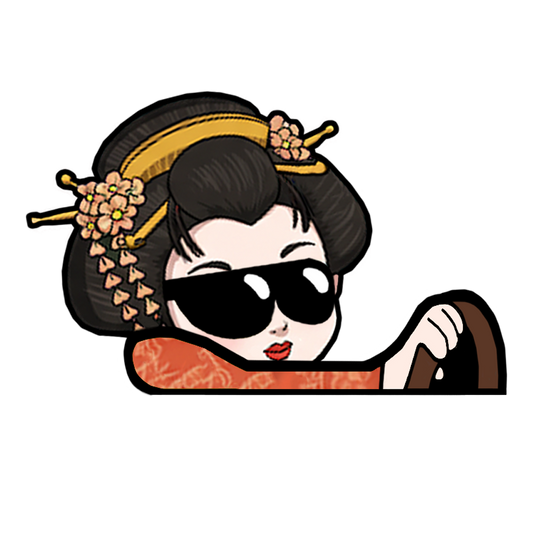 "GEISHA" JAPAN CULTURE MOBBIN PEEKERS