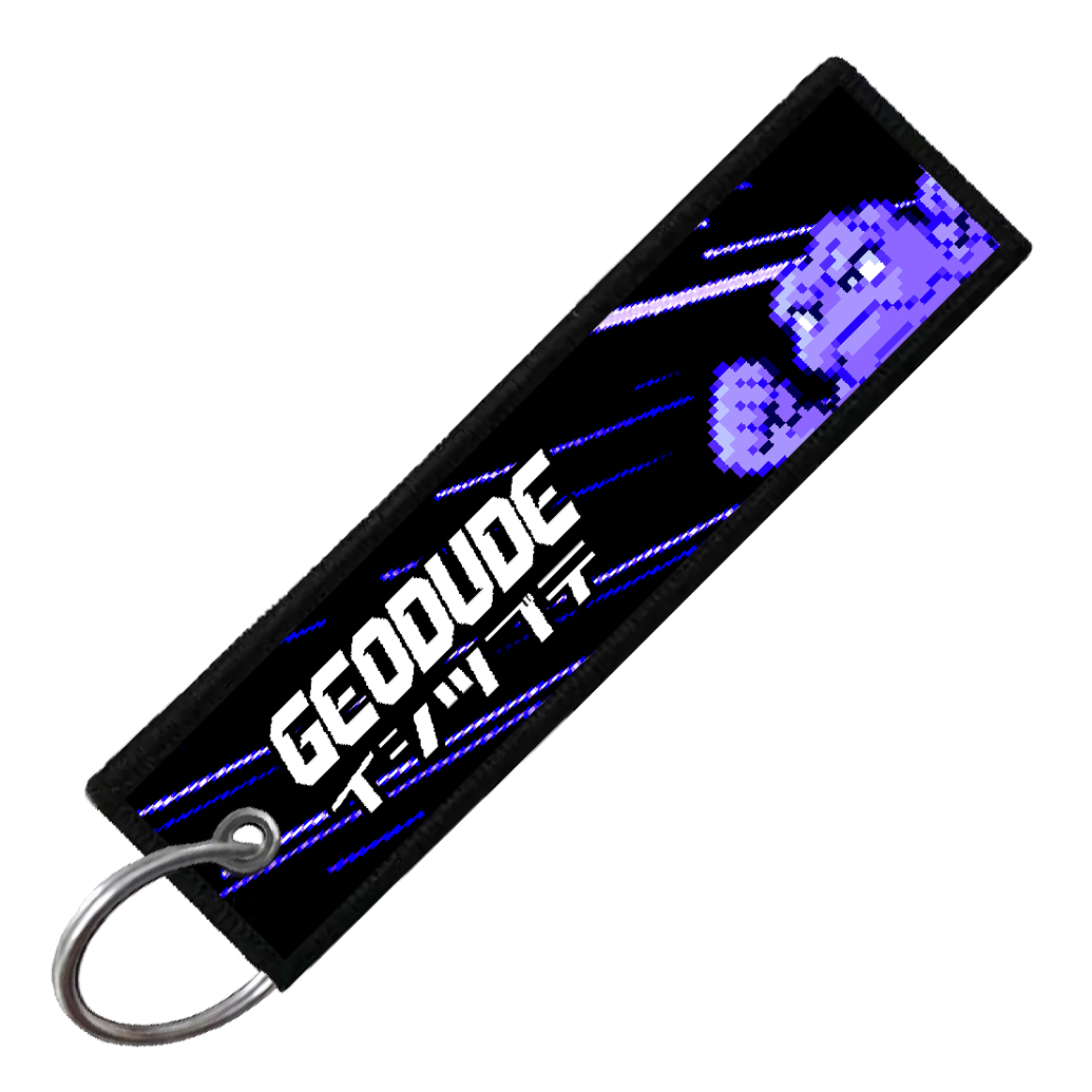 "JAPANESE GEODUDE" CUSTOM KEY TAG