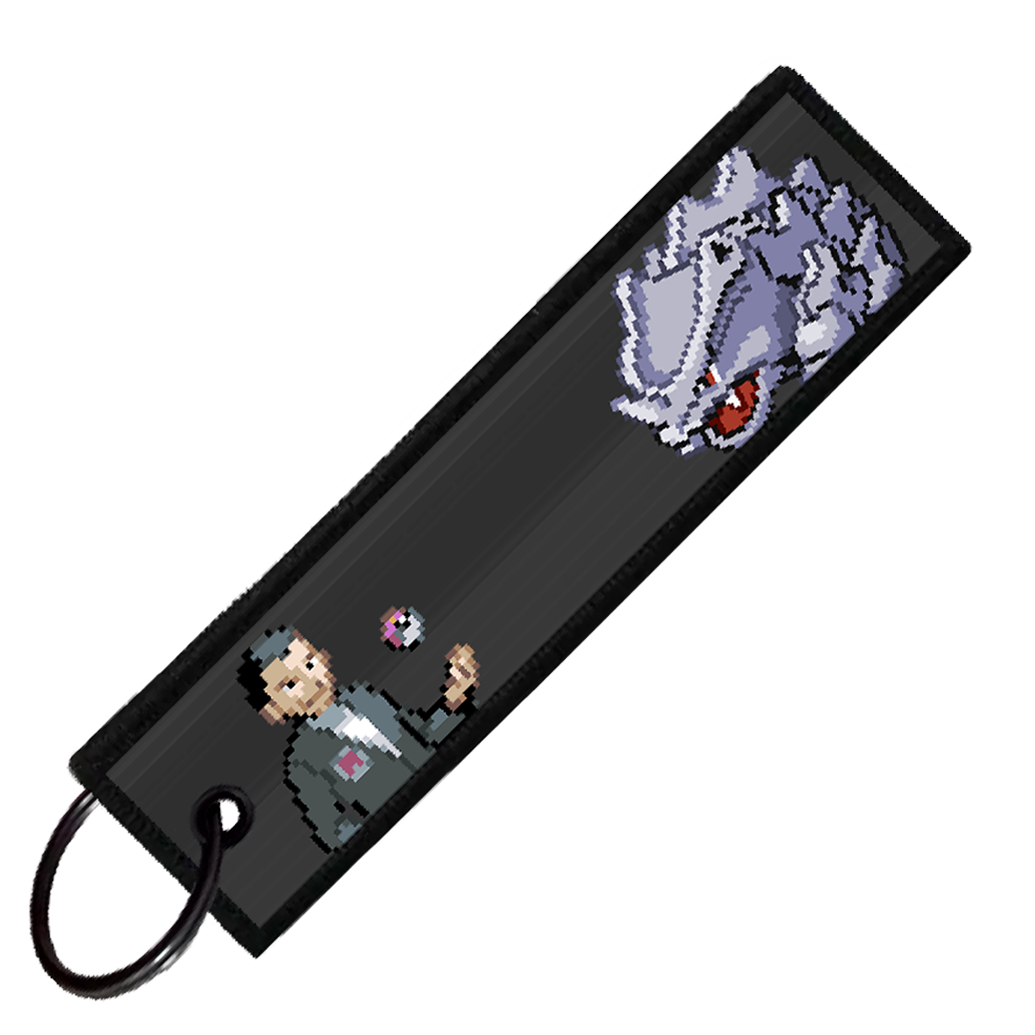 "GYM LEADER GIOVANNI" CUSTOM KEY TAG