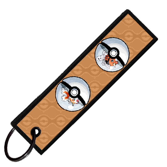 "GOLDEEN POKEBALL EVO" CUSTOM KEY TAG