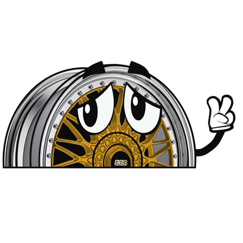 "GOLD SUPER RS" BBS WINDOW PEEKER
