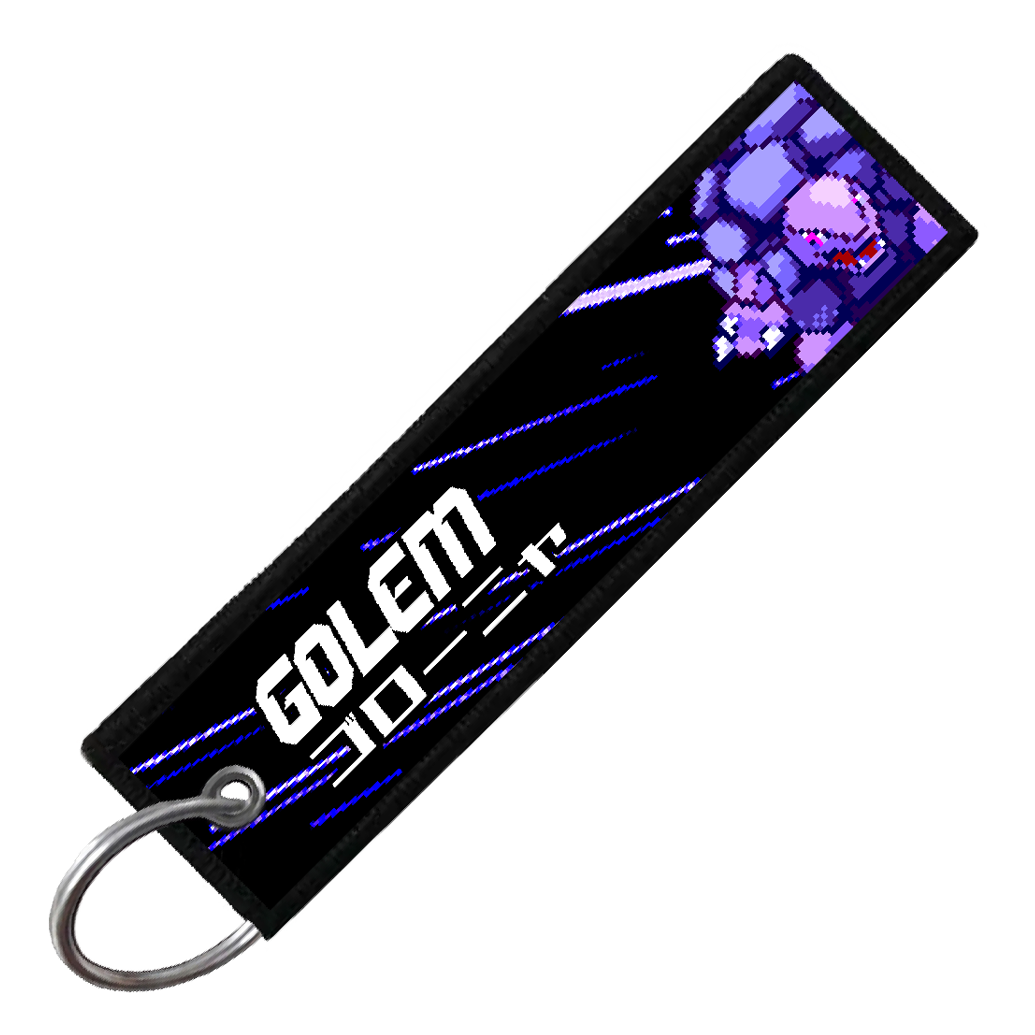 "JAPANESE GOLEM" CUSTOM KEY TAG