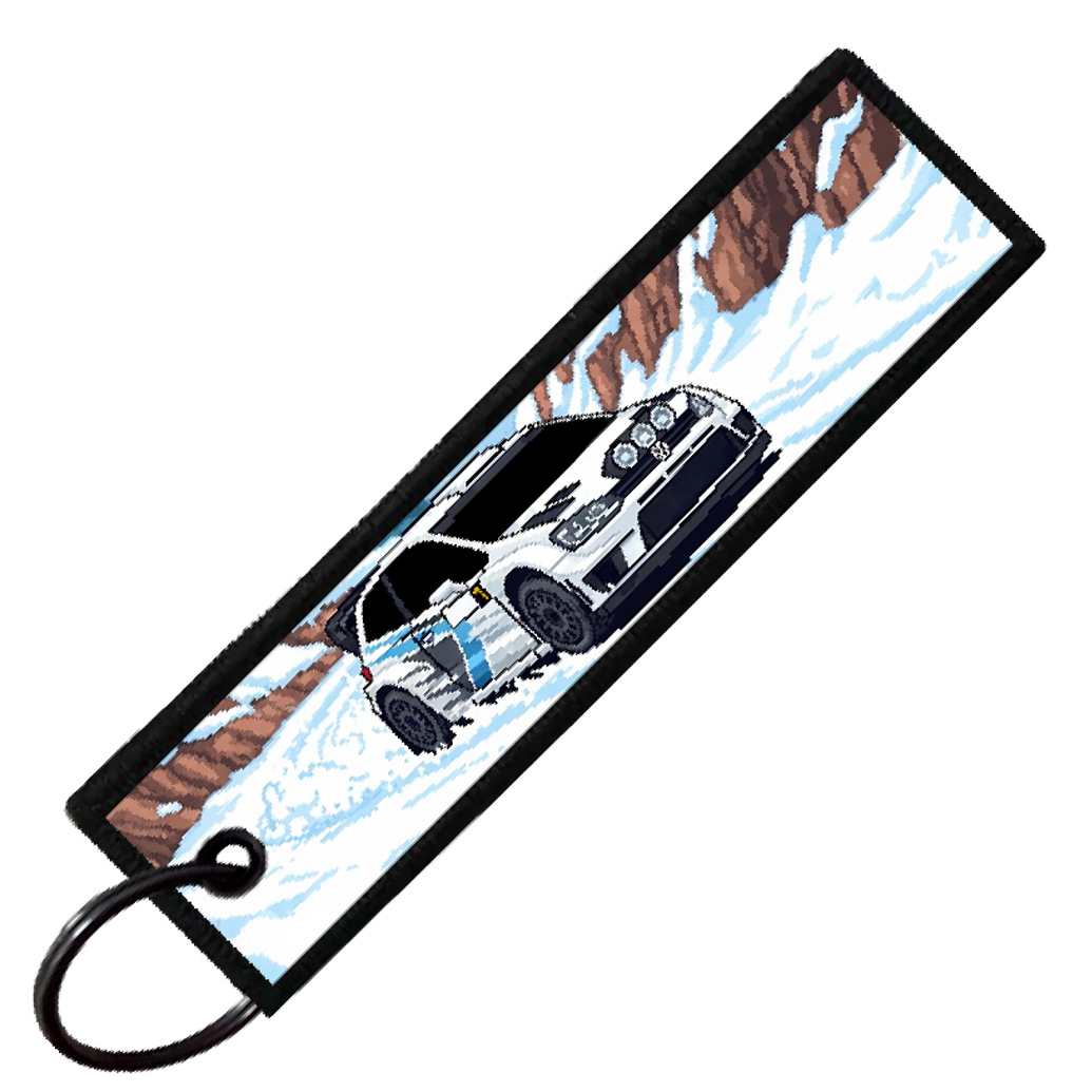 "GOLF R 8-BIT RALLY" CUSTOM KEY TAG