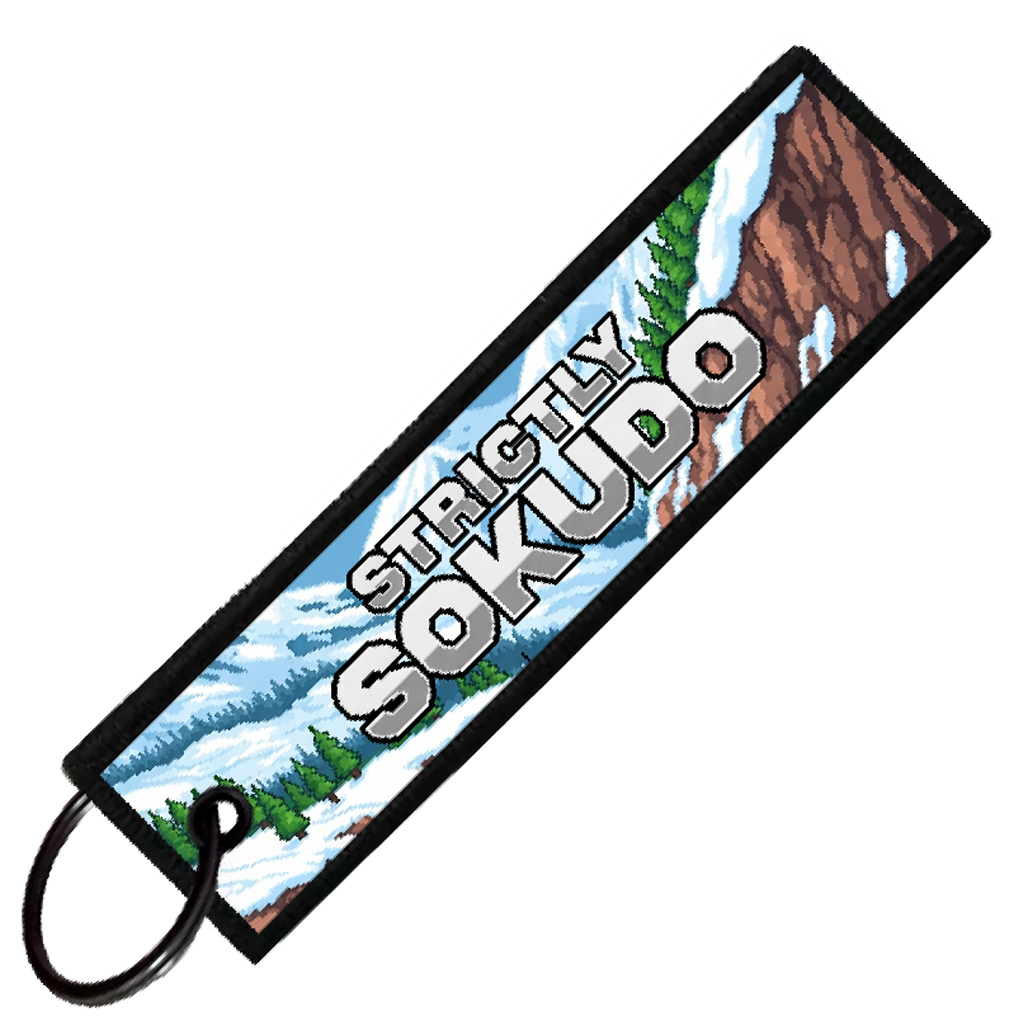"GOLF R 8-BIT RALLY" CUSTOM KEY TAG
