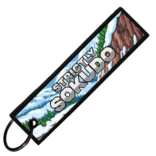 "GOLF R 8-BIT RALLY" CUSTOM KEY TAG