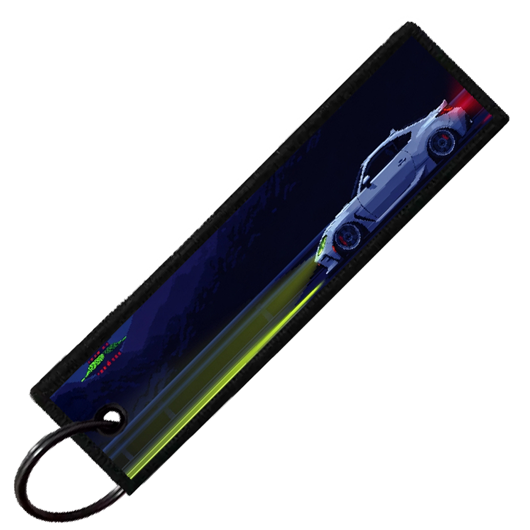 "GR86 PIXEL SIDE PROFILES" CUSTOM KEY TAG