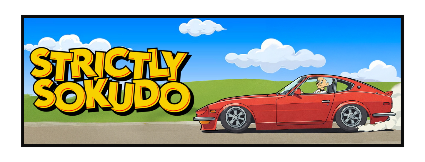 "GRANNY'S DATSUN" LOONEY WHIPS SLAP STICKER