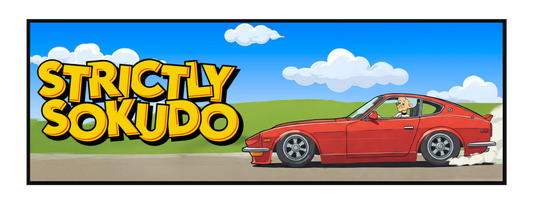 "GRANNY'S DATSUN" LOONEY WHIPS SLAP STICKER