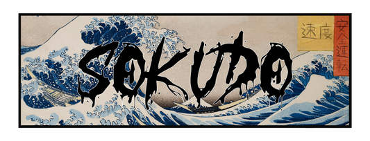 "GREAT WAVE OF KANAGAWA" UKIYO-E SLAP STICKER