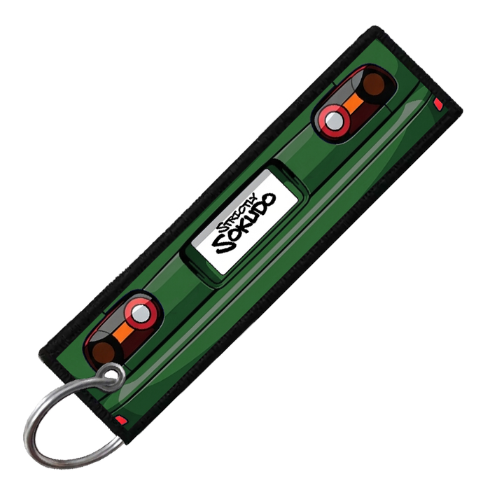 "GREEN MIATA PORTRAIT" CUSTOM KEY TAG