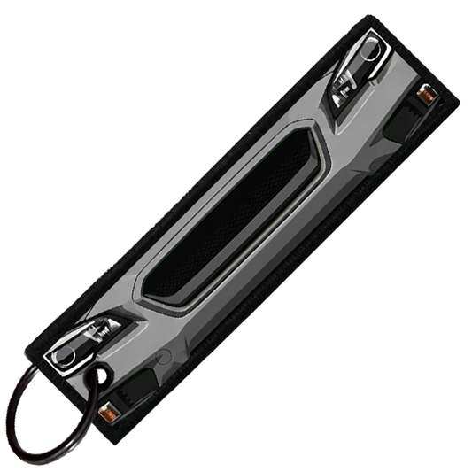 "GREY WRX STI PORTRAIT" CUSTOM KEY TAG