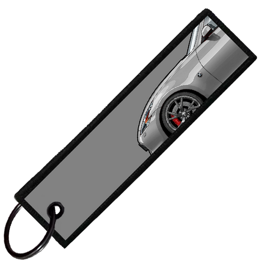 "GREY 370Z SIDE PROFILE" CUSTOM KEY TAG