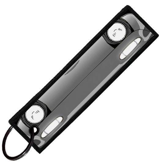 "GREY MIATA PORTRAIT" CUSTOM KEY TAG