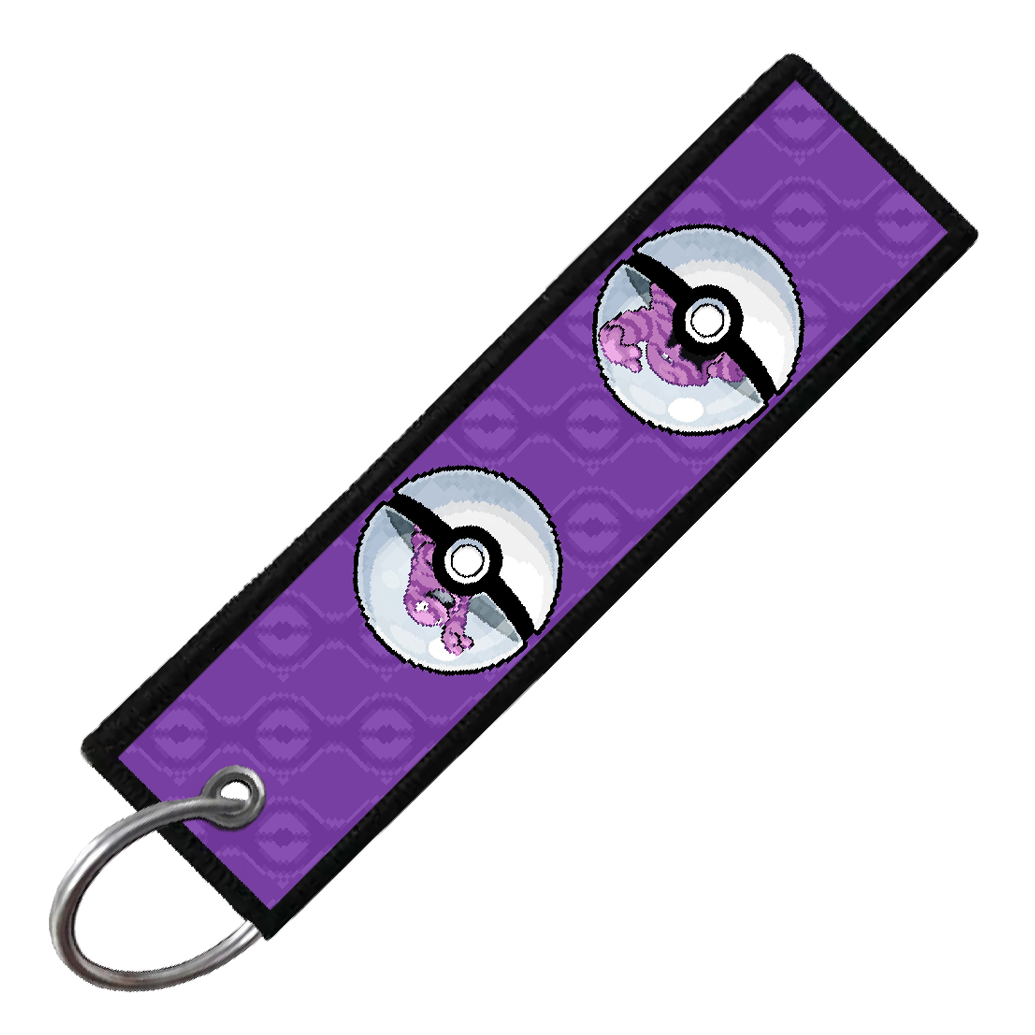 "GRIMER POKEBALL EVO" CUSTOM KEY TAG
