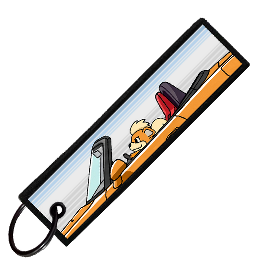 "GROWLITHE CRUISER" CUSTOM KEY TAG