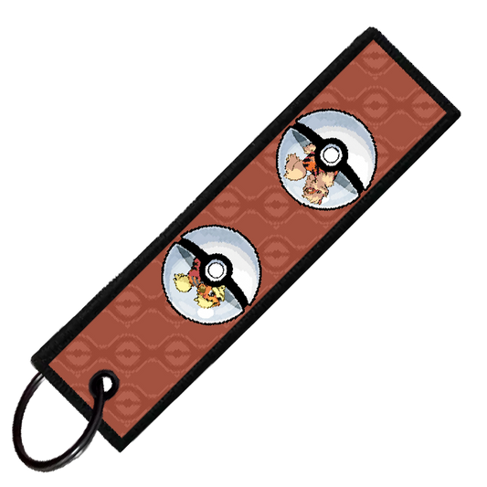 "GROWLITHE POKEBALL EVO" CUSTOM KEY TAG