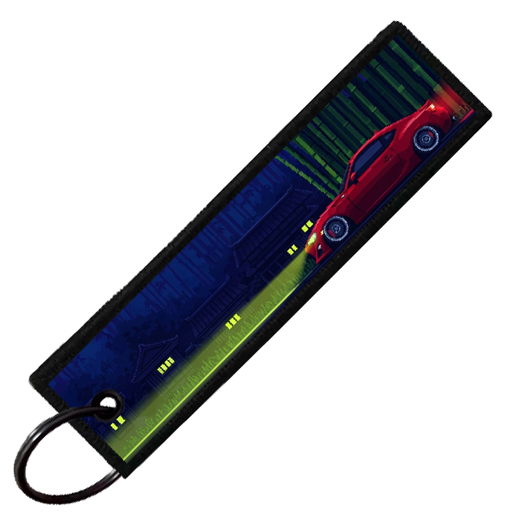 "GT86 PIXEL SIDE PROFILES" CUSTOM KEY TAG