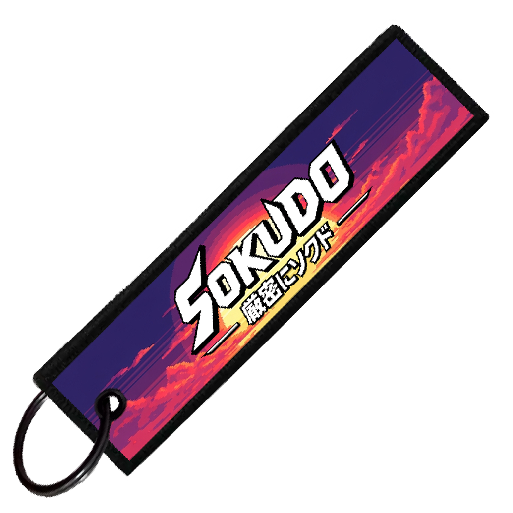 "GTR SLAMMED SUNSET" CUSTOM KEY TAG