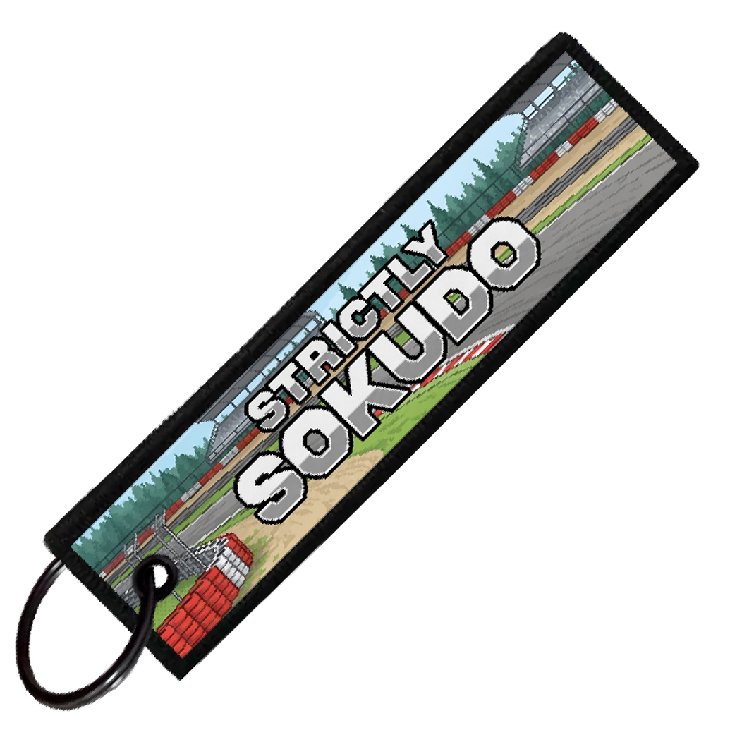 "HUNGARORING 8-BIT TRACK" CUSTOM KEY TAG