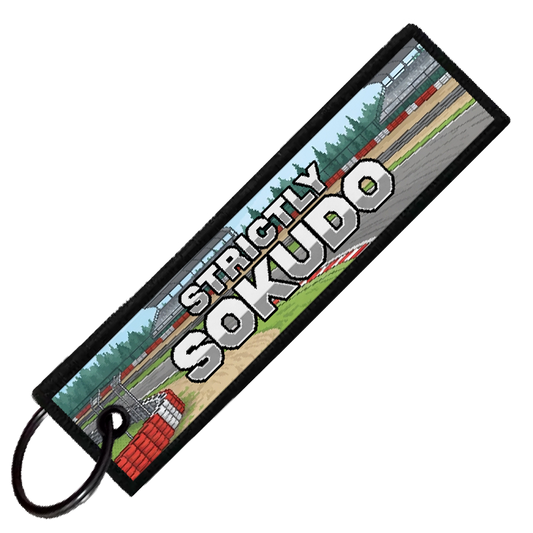 "HUNGARORING 8-BIT TRACK" CUSTOM KEY TAG