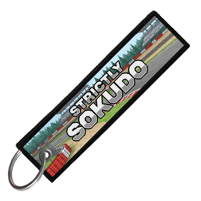 "HUNGARORING 8-BIT TRACK" CUSTOM KEY TAG