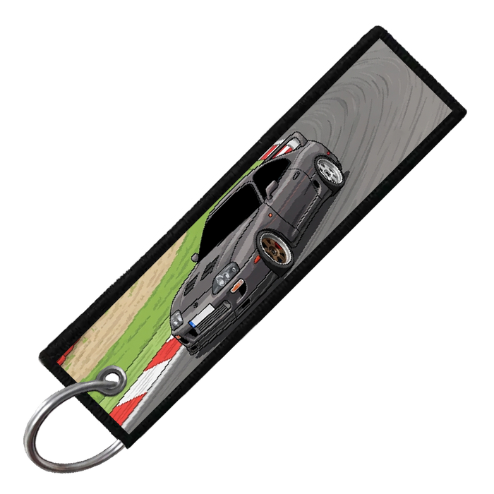 "HUNGARORING 8-BIT TRACK" CUSTOM KEY TAG