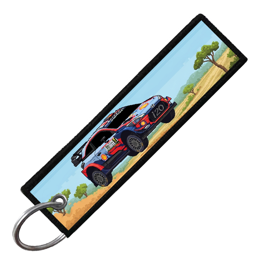 "HYUNDAI I20 8-BIT RALLY" CUSTOM KEY TAG