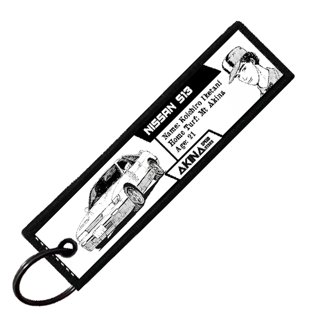 "IKETANI DRIVER STATS" CUSTOM KEY TAG