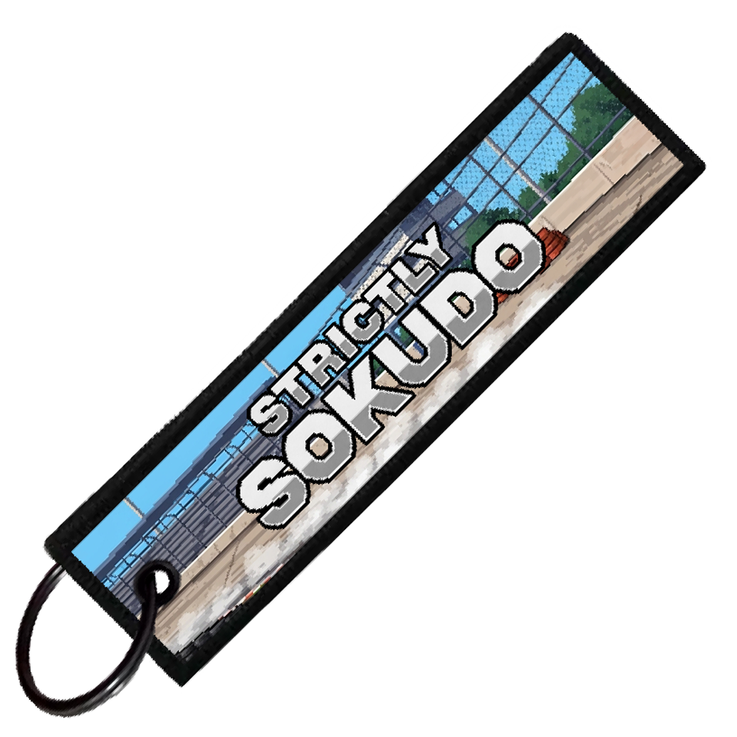 "IRWINDALE SPEEDWAY 8-BIT DRIFTERS" CUSTOM KEY TAG