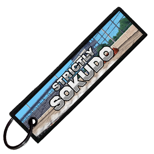 "IRWINDALE SPEEDWAY 8-BIT DRIFTERS" CUSTOM KEY TAG