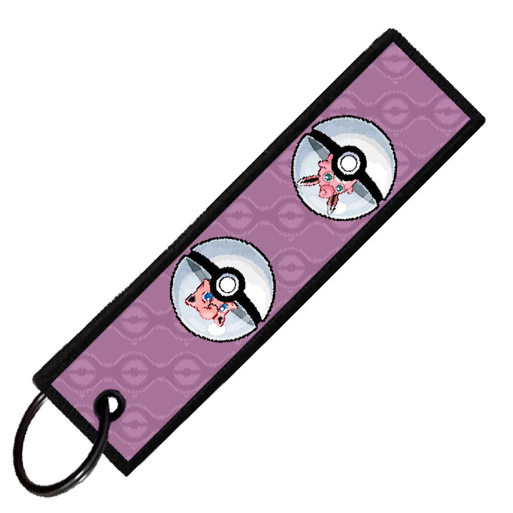 "JIGGLYPUFF POKEBALL EVO" CUSTOM KEY TAG
