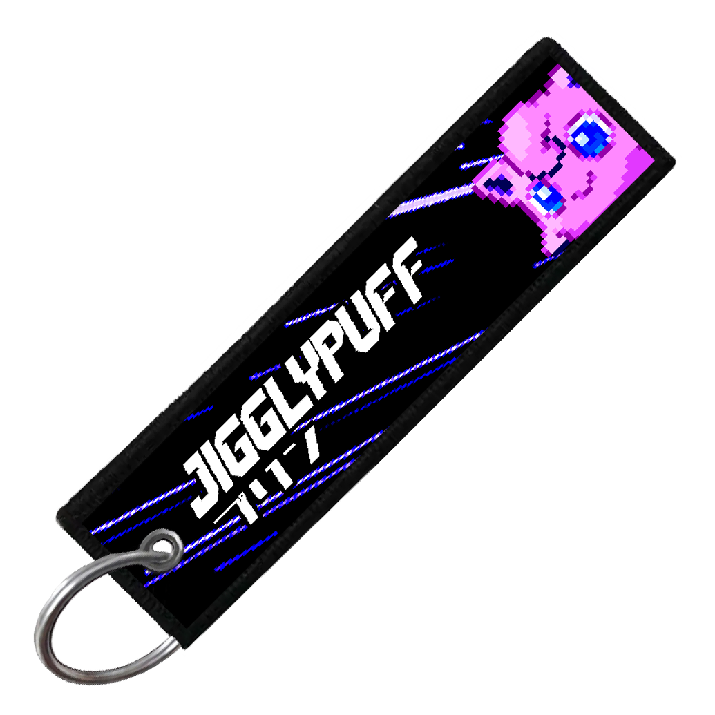 "JAPANESE JIGGLYPUFF" CUSTOM KEY TAG
