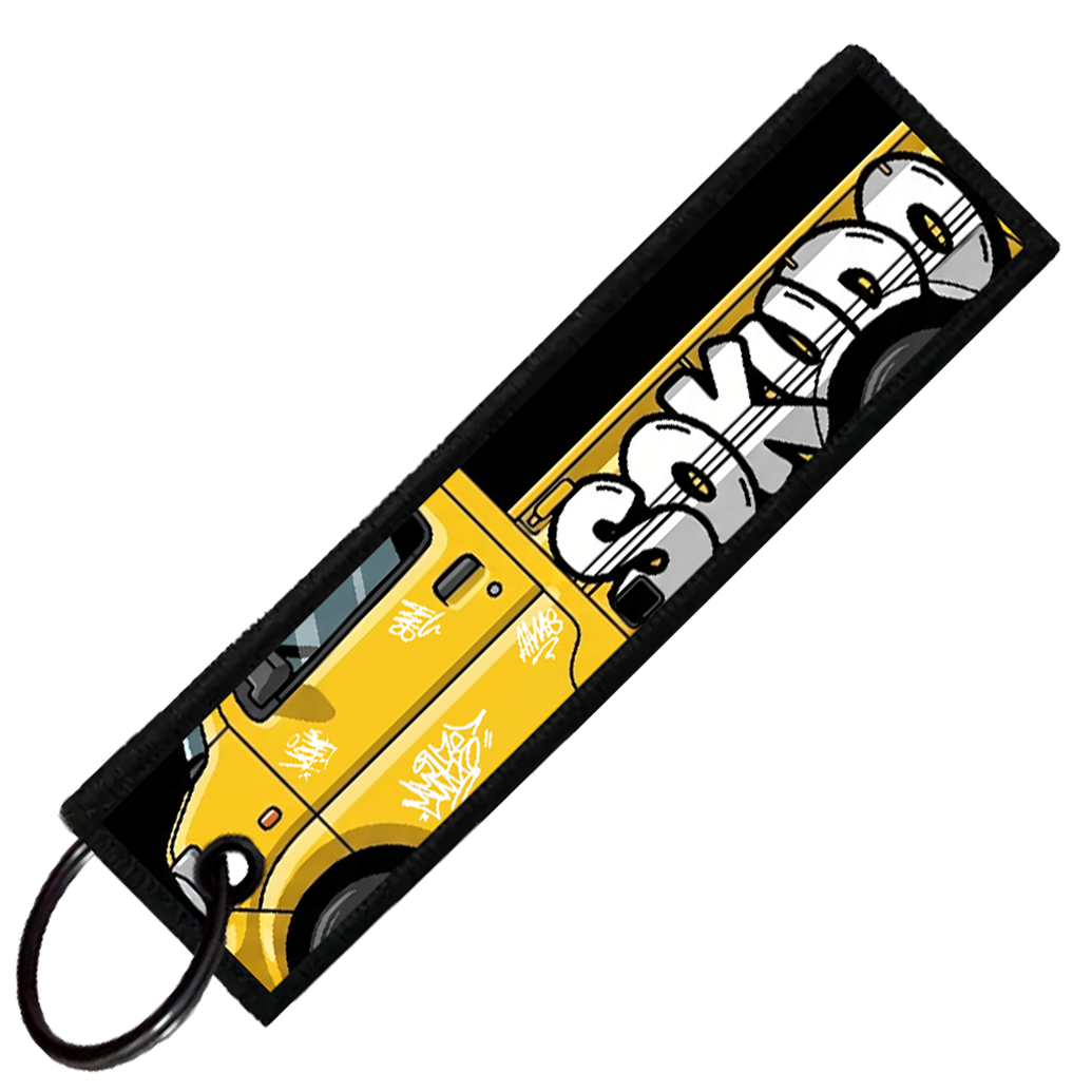 "KEI TRUCK GRAFFITI GARAGE" Custom Key Tag