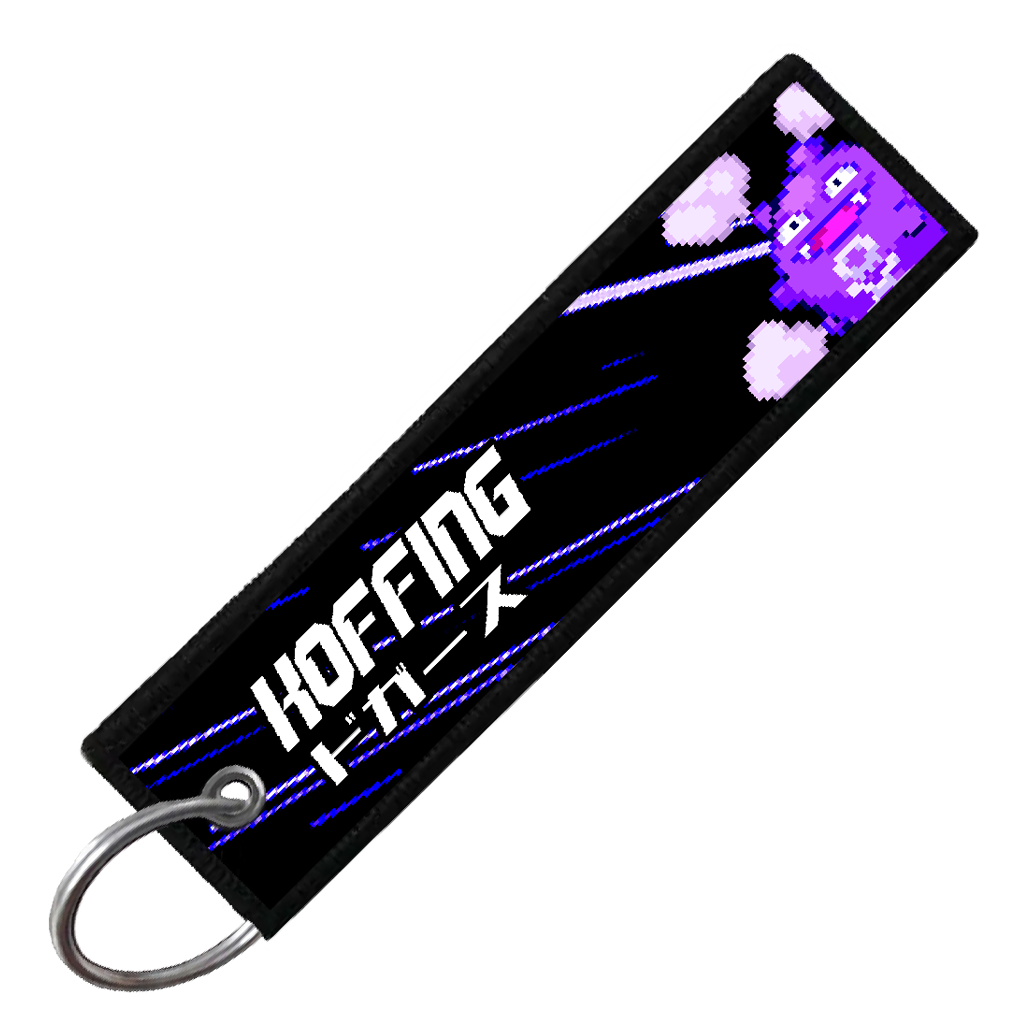 "JAPANESE KOFFING" CUSTOM KEY TAG