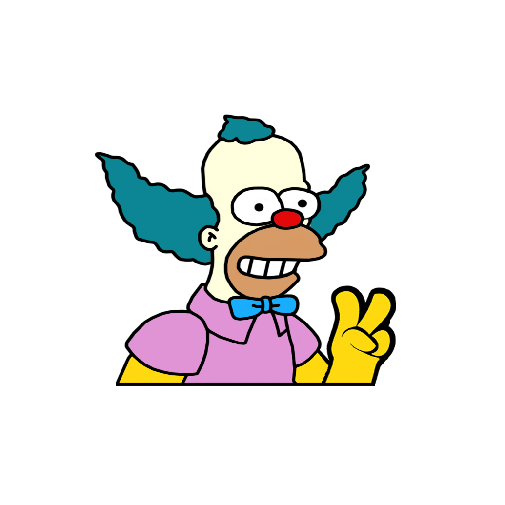 "KRUSTY" SIMPSON WINDOW PEEKER