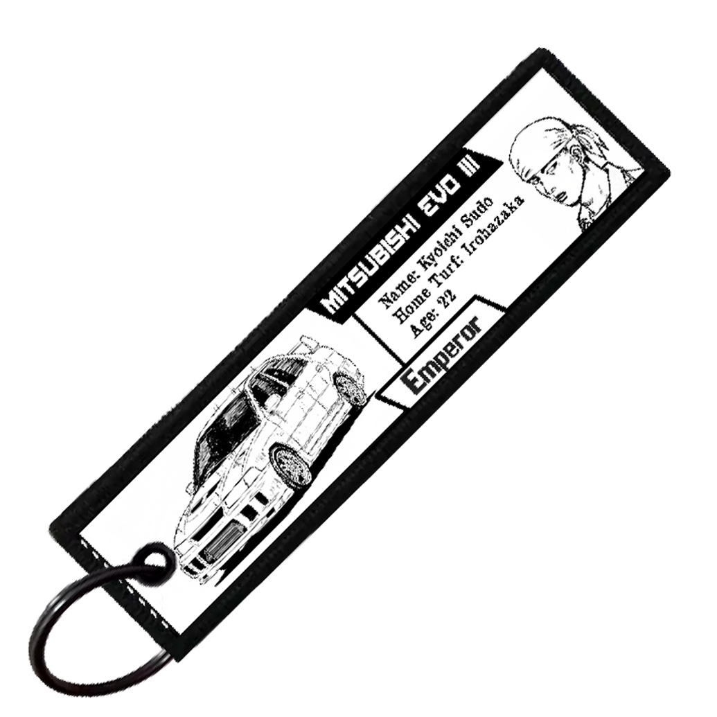 "KYOICHI DRIVER STATS" CUSTOM KEY TAG