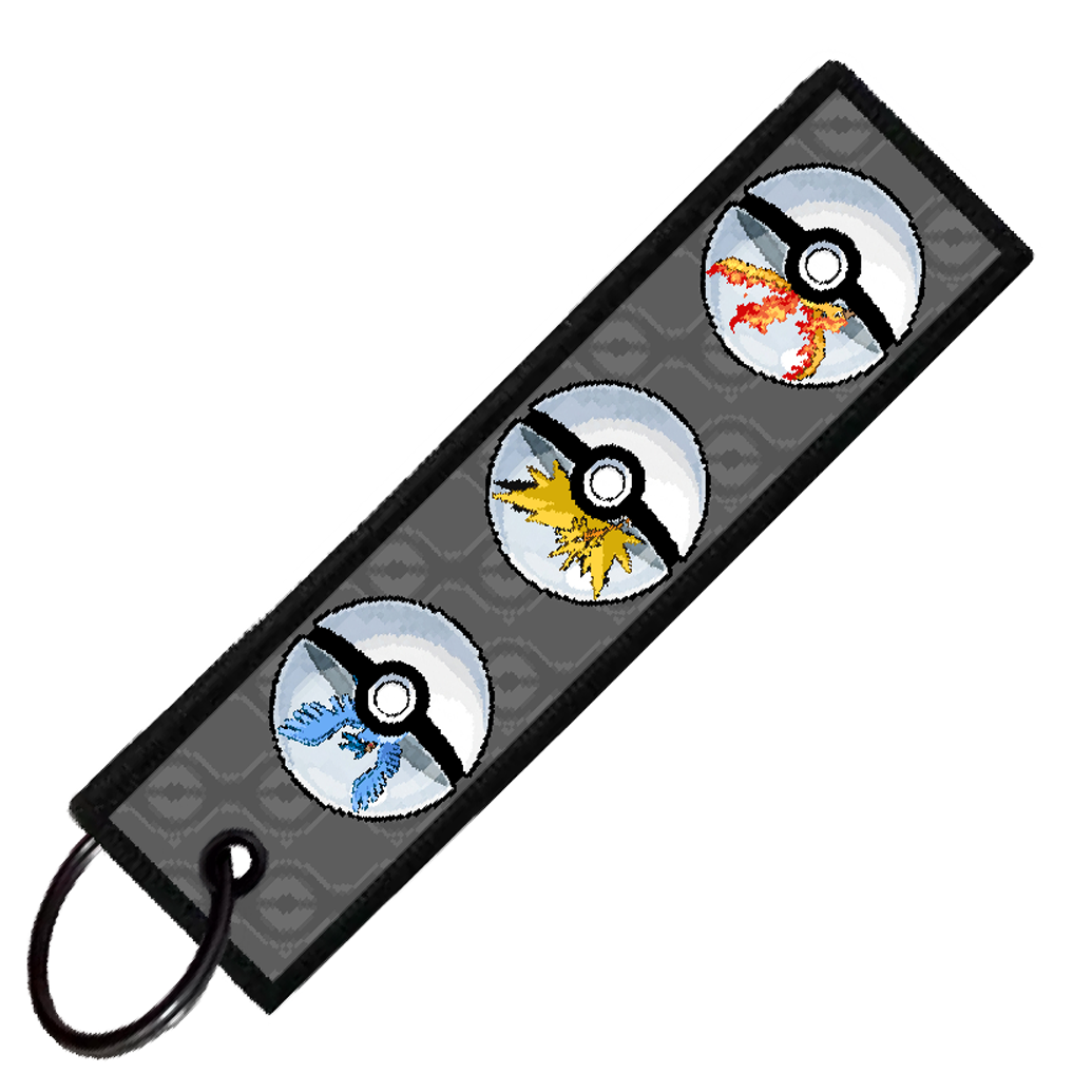 "LEGENDARY BIRDS POKEBALL EVO" CUSTOM KEY TAG